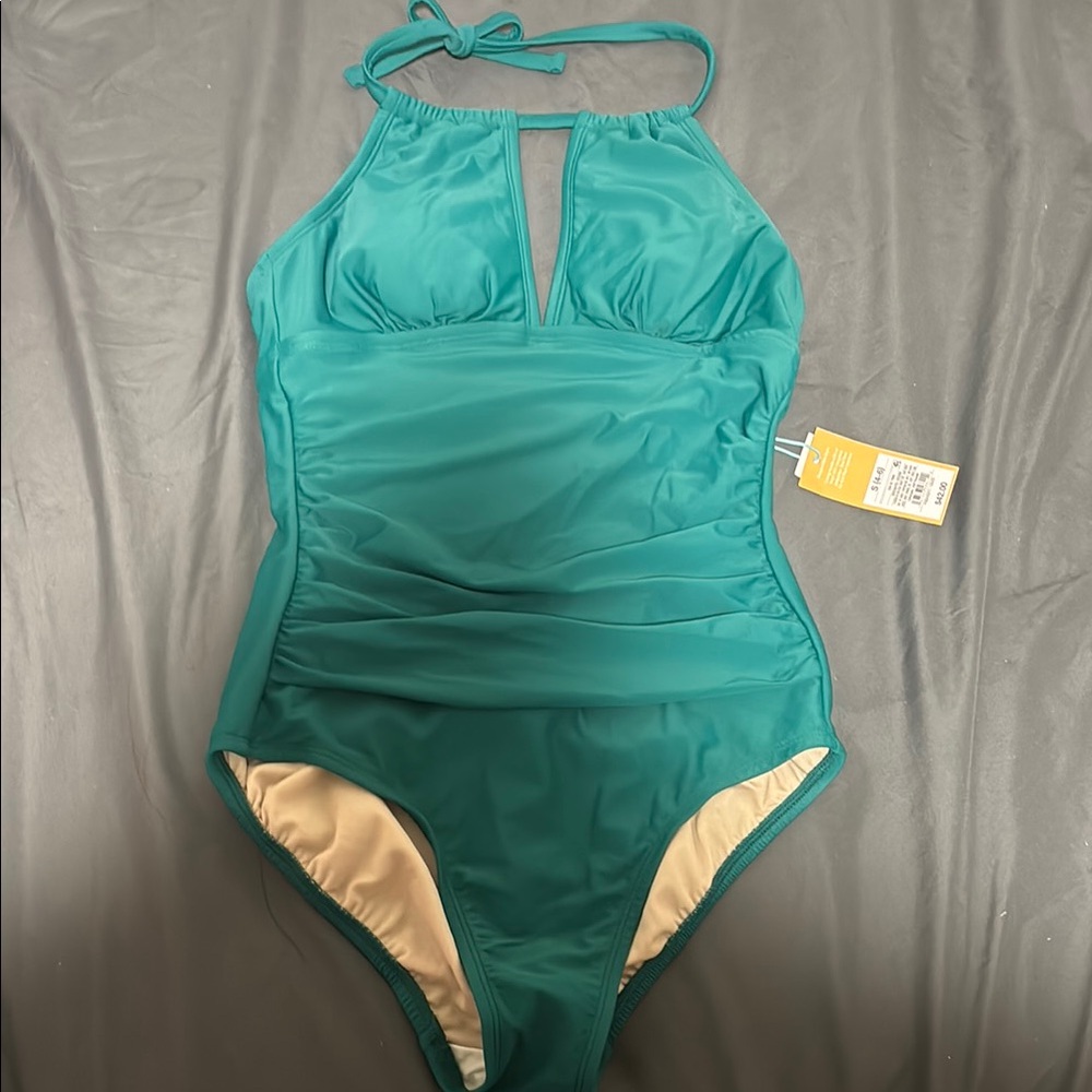 Teal One Piece Swimsuit